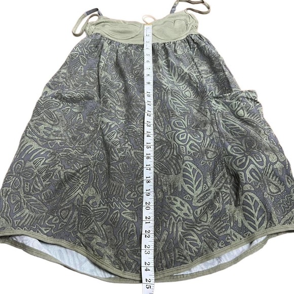 𝅺wilfred‎ Artizia Dress Olive Green Tropical Print Open Back Size 2 - Picture 11 of 11